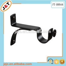 tension adjustable curtain rod brackets